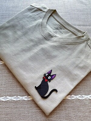 Jiji Black Cat |Kiki's Delivery Service | Ghibli | Embroidered - image2
